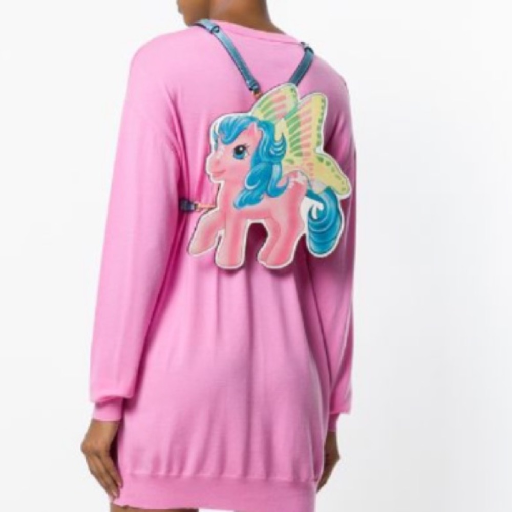 Moschino x My Little Pony runway rare pink fantasia  backpack - Picture 7 of 16